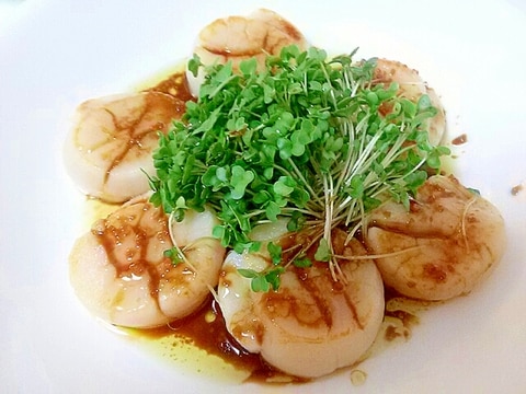 炙りホタテのカルパッチョ